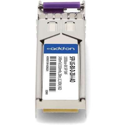 Addon MSA & TAA Compliant XCVR 1G-BX LC 1490NMTX/1310NMRX 20KM SFP