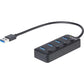 StarTech.com 4-Port USB 3.0 Hub - 4x USB-A - Individual On/Off Switches