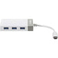TRENDnet USB-C to Gigabit Ethernet Adapter + USB Hub