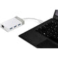 TRENDnet USB-C to Gigabit Ethernet Adapter + USB Hub