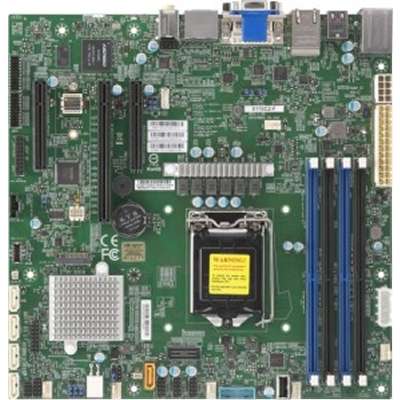 Supermicro X11SCZ-F, Micro ATX, Coffeelake PCH C246, LGA1151,1 PCIEX4