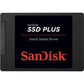 SanDisk Solid State Drive Plus, 1TB, Internal Sdssda-1T00-G26, SATA, 2.5 In, SSD