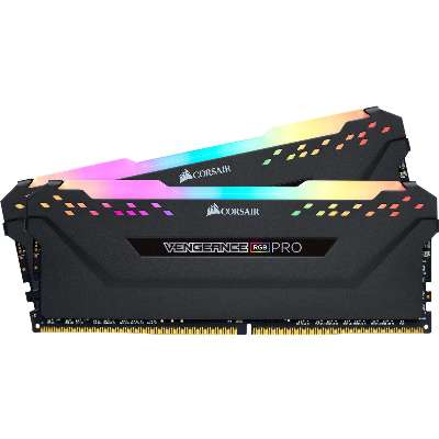 Corsair Memory CMW16GX4M2C3200C16 16GB DDR4 3200MHZ 2X8GB Unbuffered Vengeance RGB