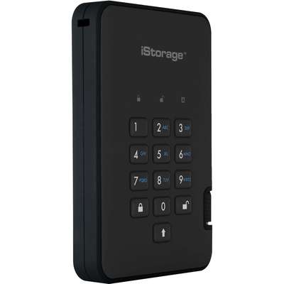 iStorage diskAshur2 USB 3.1 Secure Portable encrypted Hard Drive - Phantom **OPEN BOX**