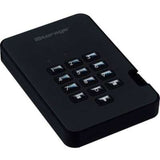 iStorage 4TB diskAshur2 USB 3.1 Portable encrypted SSD Drive - Phantom Black