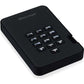 iStorage IS-DA2-256-SSD-256-B 256GB diskAshur2 USB 3.1 Portable encrypted SSD Drive - Black