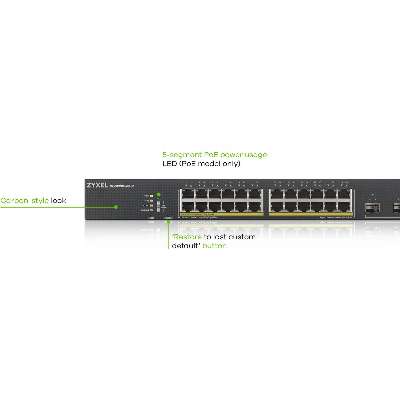 Zyxel 24 Port Gigabit PoE Hcloudswch