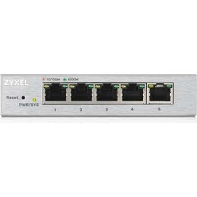 Zyxel GS1200-5 - Fanless 5 Port Gbe L2 Web