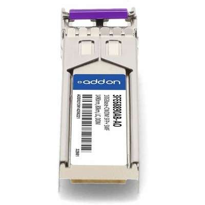 AddOn Alcatel 3FE68890AB Comp XCVR TAA 10G-CWDM LC 1490NM 80KM SFP+
