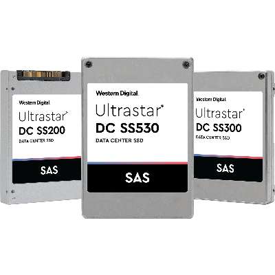 HGST SSD 0B40378 WUSTR1515ASS200 15.36TB SFF2.5 SAS TLC RI01DW D 3D Ise Bare