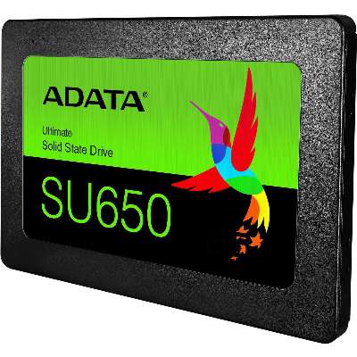 ADATA Technology 120GB ADATA Ultimate SU650 3D TLC 6Gb/s 2.5" SATA III SSD Retail Box - Black