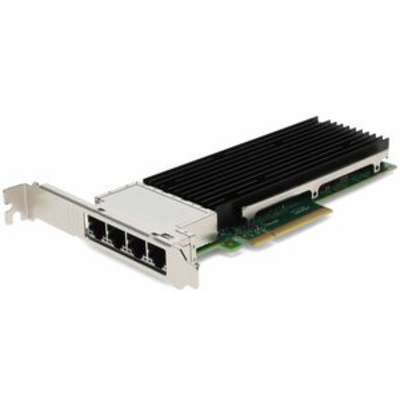 Addon 10G Quad RJ-45 Port NIC 100M PCIE 3.0 X8