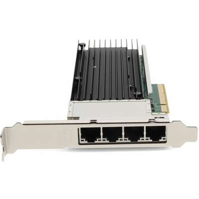 Addon 10G Quad RJ-45 Port NIC 100M PCIE 3.0 X8