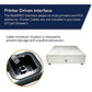 APG Cash Drawer Vasario Printer Drawer 24V White 14X16 4 Bill 5 Coin Till