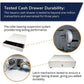 APG Cash Drawer Vasario Printer Drawer 24V White 14X16 4 Bill 5 Coin Till