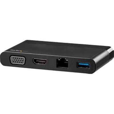 StarTech.com USB C Multiport Adapter - 4K HDMI / VGA - USB-C Travel Dock