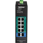 TRENDnet 10-Port Industrial Gigabit L2 Managed PoE+ DIN-Rail Switch 24 57V