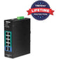 TRENDnet 10-Port Industrial Gigabit L2 Managed PoE+ DIN-Rail Switch 24 57V