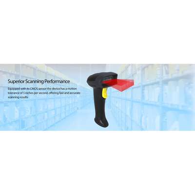 Adesso Spill Resistant Antimicrobial 2D Barcode Scanner