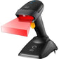 Adesso Bluetooth Spill Resistant Antimicrobial 2D Barcode Scanner with Charging Cra