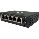 AMER 5 Port GIG Ethernet Switch Metal Capacity 10GBPS MDI/MDIX Wall Maintenance