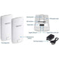 TRENDnet 14 dBI WiFi AC867 Outdoor PoE Preconfigured Point-to-Point Bridge Kit