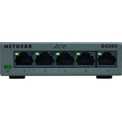 Netgear 5-Port Gigabit Ethernet Unmanaged Switch (GS305)