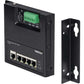 TRENDnet 5-Port Industrial Gigabit PoE+ Wall-Mounted Front Access Switch