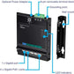 TRENDnet 5-Port Industrial Gigabit PoE+ Wall-Mounted Front Access Switch
