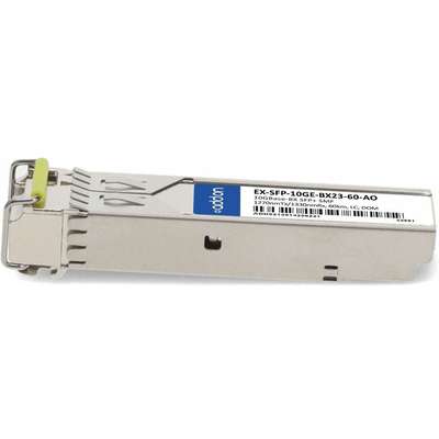 AddOn Ex-SFP-10GE-BX23-60 Comp TAA 10G-BX LC 60KM 0-70C SMF SFP+ XCVR