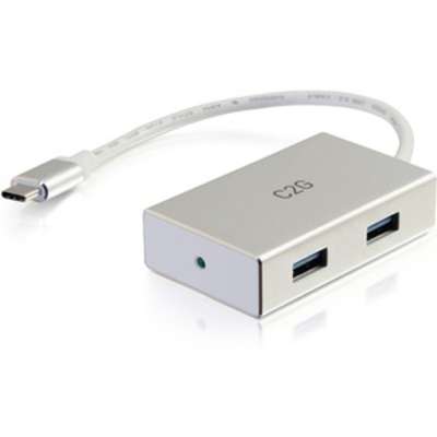 C2G USB 3.0 Type C to USB A 4 Port Hub