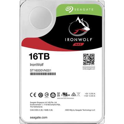 Seagate IronWolf 16TB SATA 6Gb/s 3.5" Hard Disk Drive