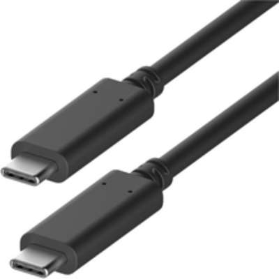 4XEM 6FT/2M USB-C to USB-C Cable M/M USB 3.1 Gen 2 10GBPS Black