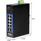 TRENDnet 10-Port Industrial Gigabit L2 Managed DIN-Rail Switch