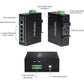 TRENDnet 5-Port Industrial Fast Ethernet PoE+ DIN-Rail Switch