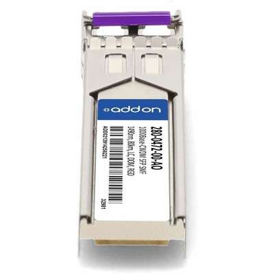 AddOn Cyan 280-0472-00 Comp XCVR TAA 1G-CWDM LC 1490NM 80KM SMF SFP