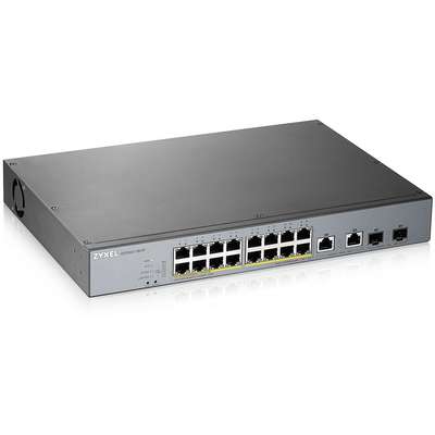 Zyxel 16-Port Gigabit PoE+ L2 Unmanaged Switch