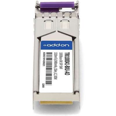 AddOn Infinera TRX100041-Bxu Comp TAA 1G-BX LC 10KM SMF Domino SFP XCVR