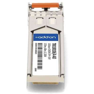 AddOn Infinera TRX100106/4 Comp XCVR TAA 10G-CWDM LC 1570NM 40KM SFP+