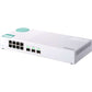 QNAP 3 Port 10GBE SFP+ & 8P Gigabit Unmanaged Switch Nbase-T Support 5SPEED