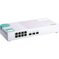 QNAP 3 Port 10GBE SFP+ & 8P Gigabit Unmanaged Switch Nbase-T Support 5SPEED