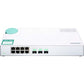 QNAP 3 Port 10GBE SFP+ & 8P Gigabit Unmanaged Switch Nbase-T Support 5SPEED