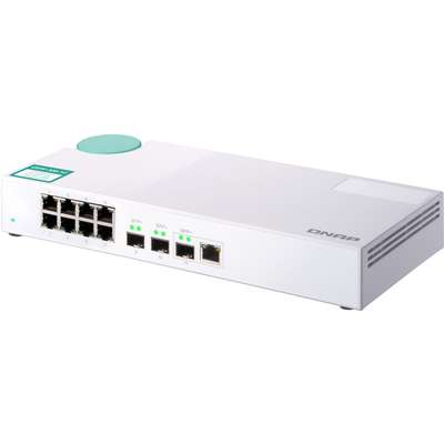 QNAP 8 Port Unmanage 8 1GBE Switch Nbase-T Ports 3 10GBE SFP+