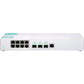 QNAP 8 Port Unmanage 8 1GBE Switch Nbase-T Ports 3 10GBE SFP+