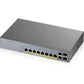 Zyxel 8 Port Web Managed Software Gigabit PoE+ L2 130W with 2 SFP + 2 Gbe Uplink