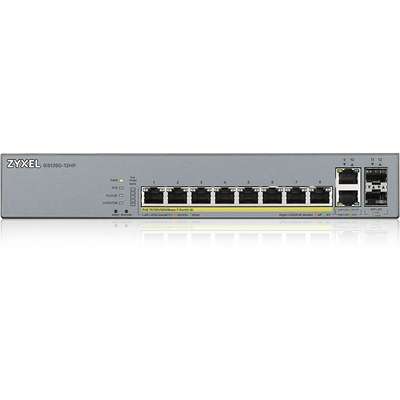 Zyxel 8 Port Web Managed Software Gigabit PoE+ L2 130W with 2 SFP + 2 Gbe Uplink