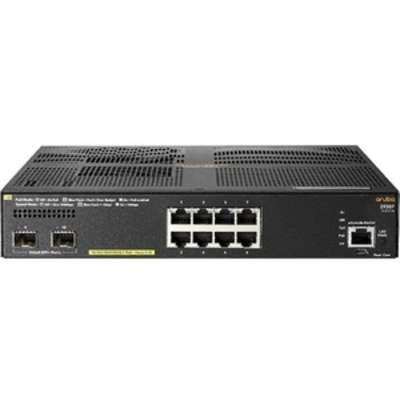 HPE Aruba 2930F 8G PoE+ 2SFP+ TAA JMP Cable na