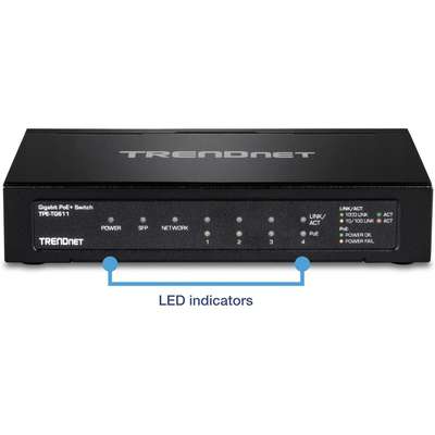TRENDnet 6-Port Gigabit PoE+ Switch