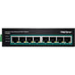 TRENDnet 8-Port Industrial Fast Ethernet PoE+ DIN-Rail Switch
