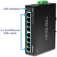 TRENDnet 8-Port Industrial Fast Ethernet PoE+ DIN-Rail Switch